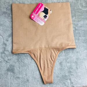 Women's Tummy Control Shapewear Thong No Show Slimming Body Shaper Panties L/XL